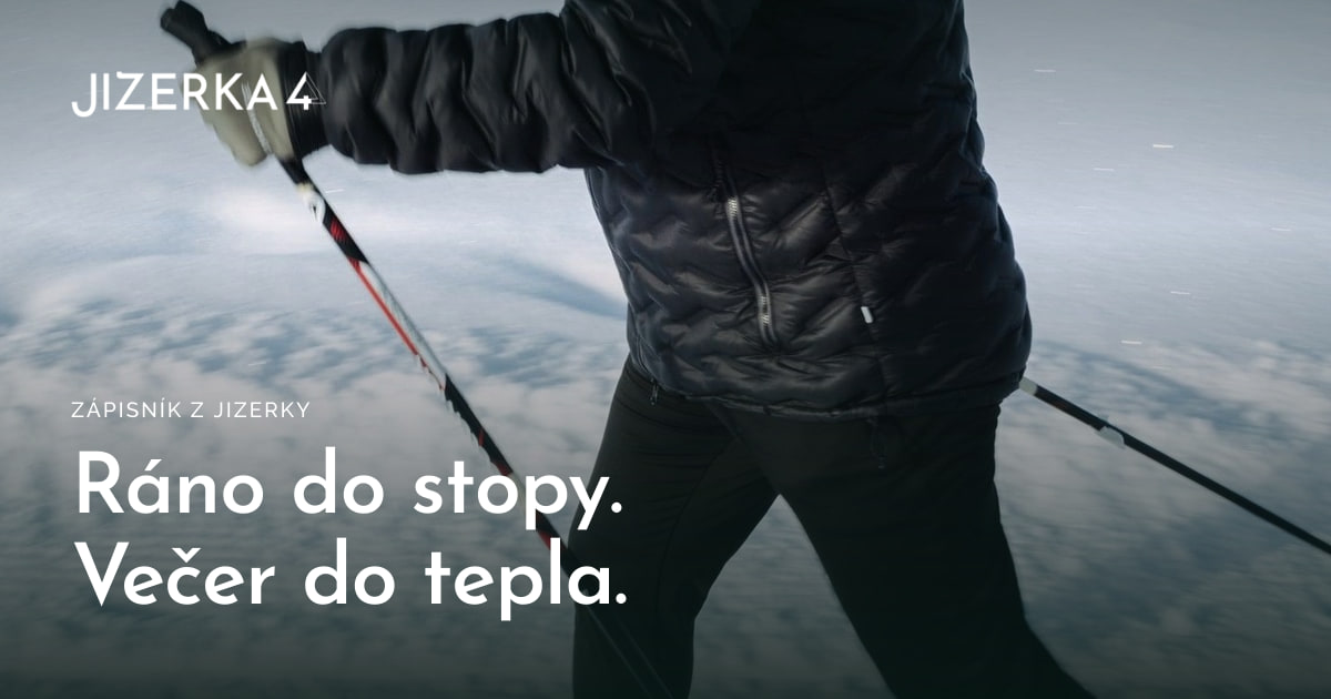 Běžky na Jizerce podle aktuálního stavu stop